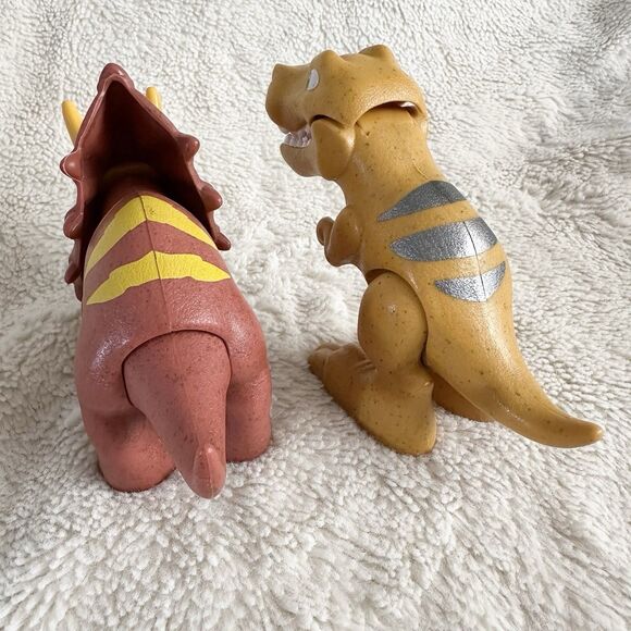 Paw Patrol Dino Rescue Lot of 2 Action Figures T-Rex Triceratops Dinosaur Toy - Picture 3 of 6